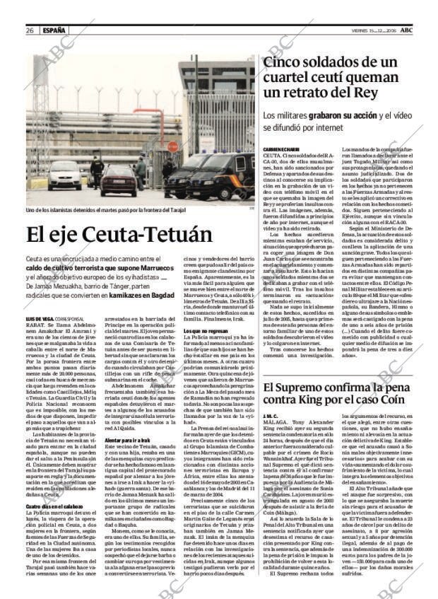 ABC MADRID 15-12-2006 página 26