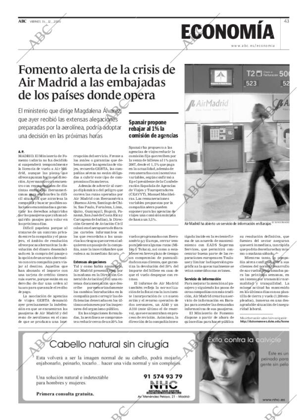 ABC MADRID 15-12-2006 página 43