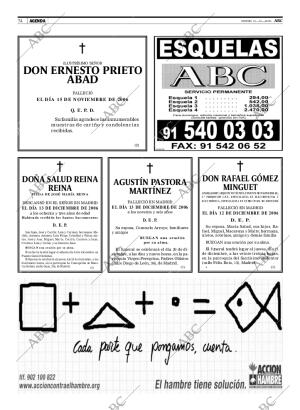 ABC MADRID 15-12-2006 página 74