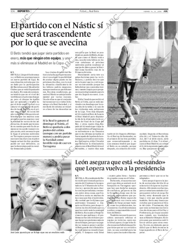 ABC SEVILLA 15-12-2006 página 106