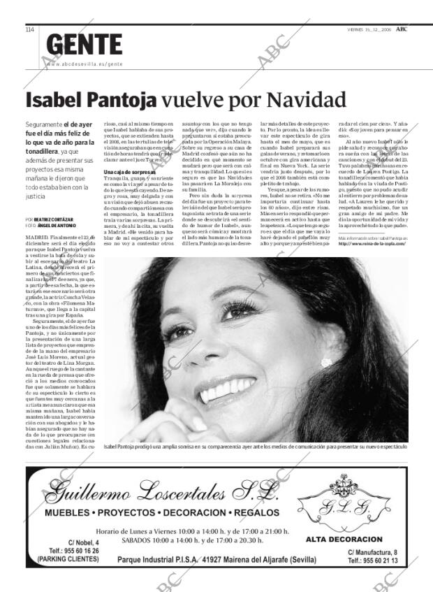 ABC SEVILLA 15-12-2006 página 114