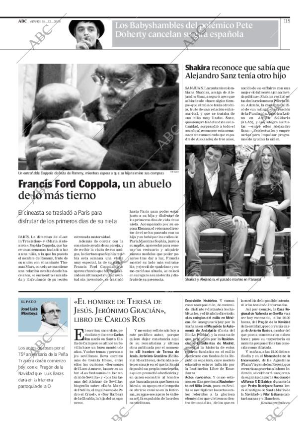 ABC SEVILLA 15-12-2006 página 115