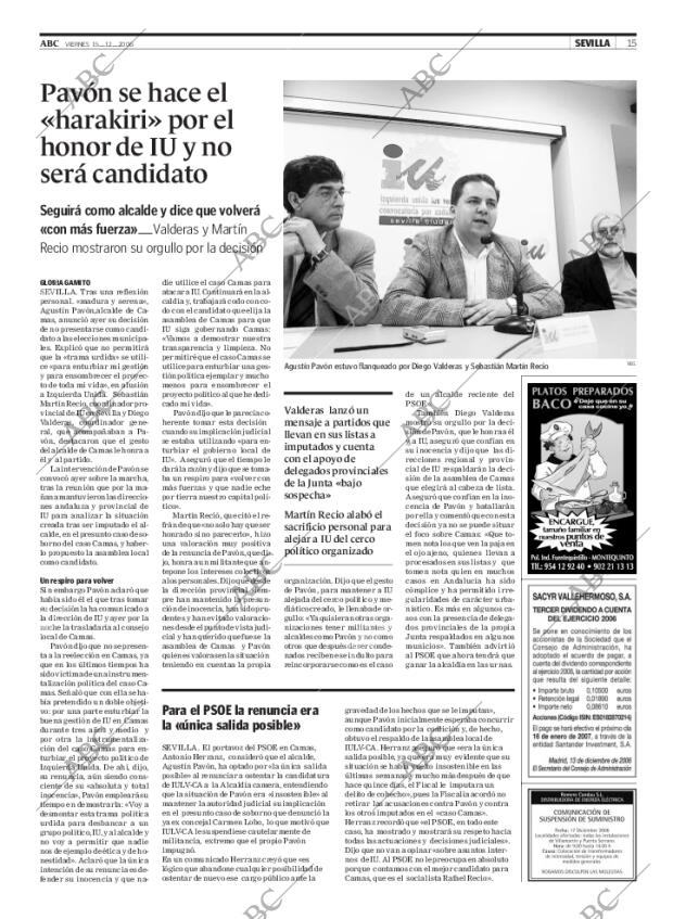 ABC SEVILLA 15-12-2006 página 15