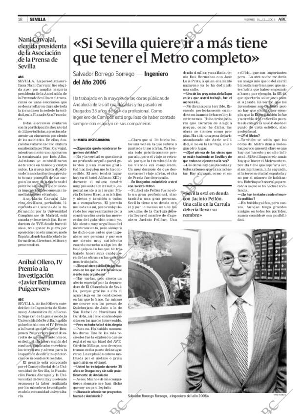 ABC SEVILLA 15-12-2006 página 18