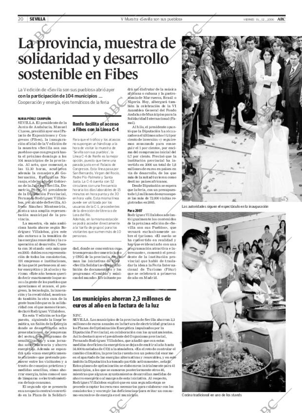 ABC SEVILLA 15-12-2006 página 20