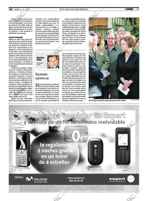 ABC SEVILLA 15-12-2006 página 45