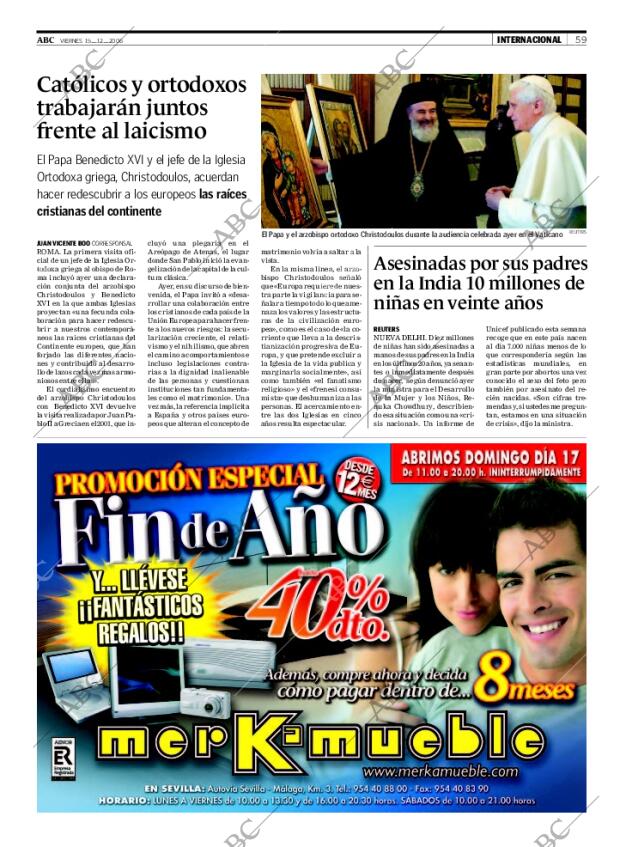 ABC SEVILLA 15-12-2006 página 59