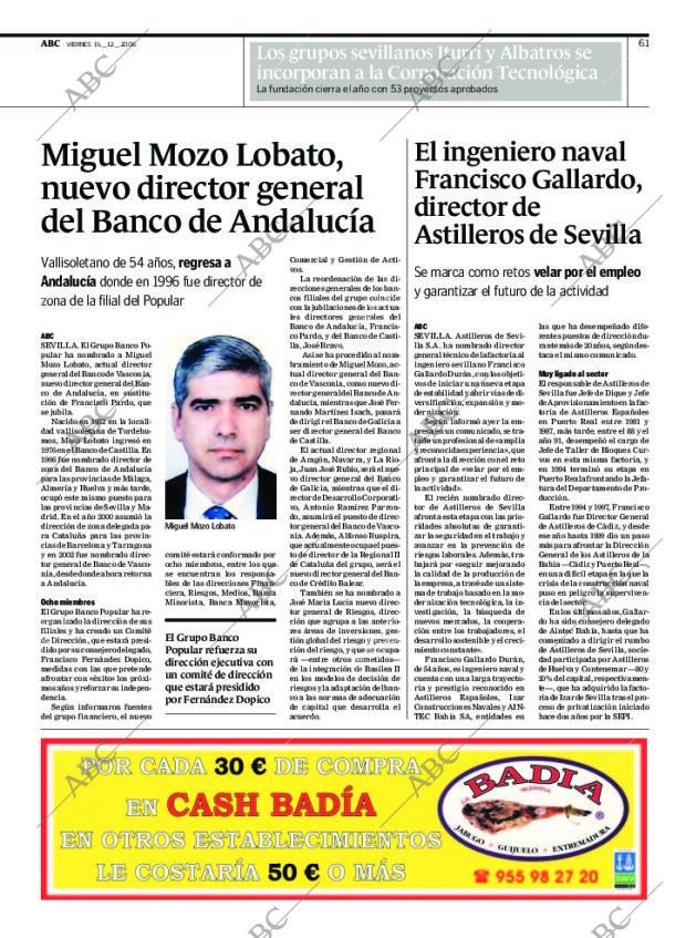 ABC SEVILLA 15-12-2006 página 61