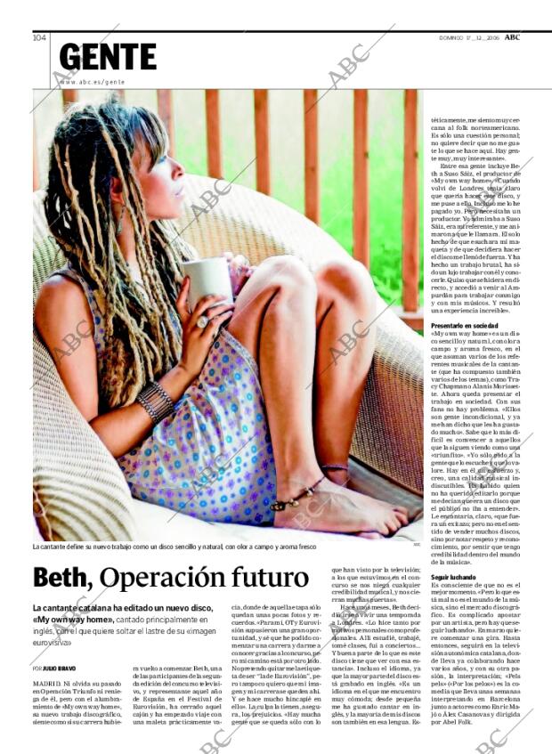 ABC MADRID 17-12-2006 página 104