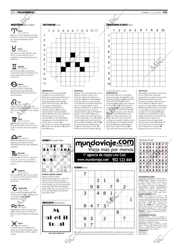 ABC MADRID 17-12-2006 página 106