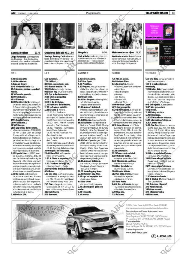 ABC MADRID 17-12-2006 página 111