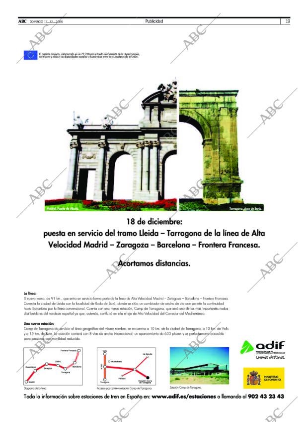 ABC MADRID 17-12-2006 página 19