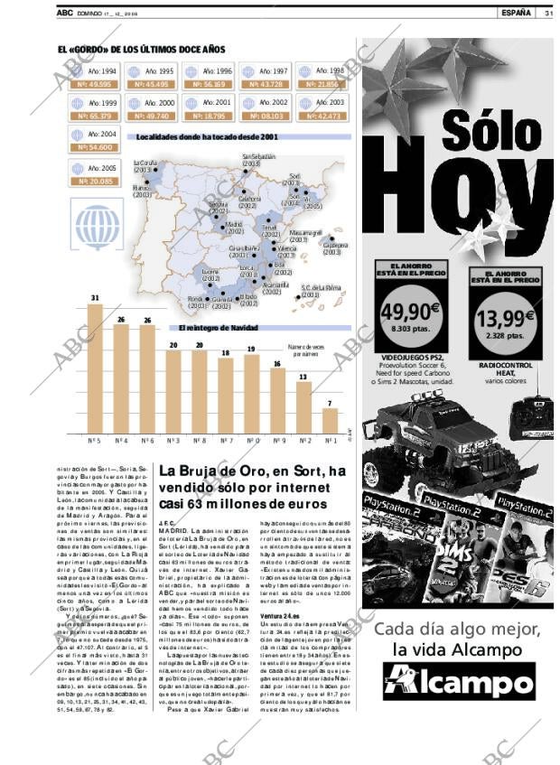 ABC MADRID 17-12-2006 página 31