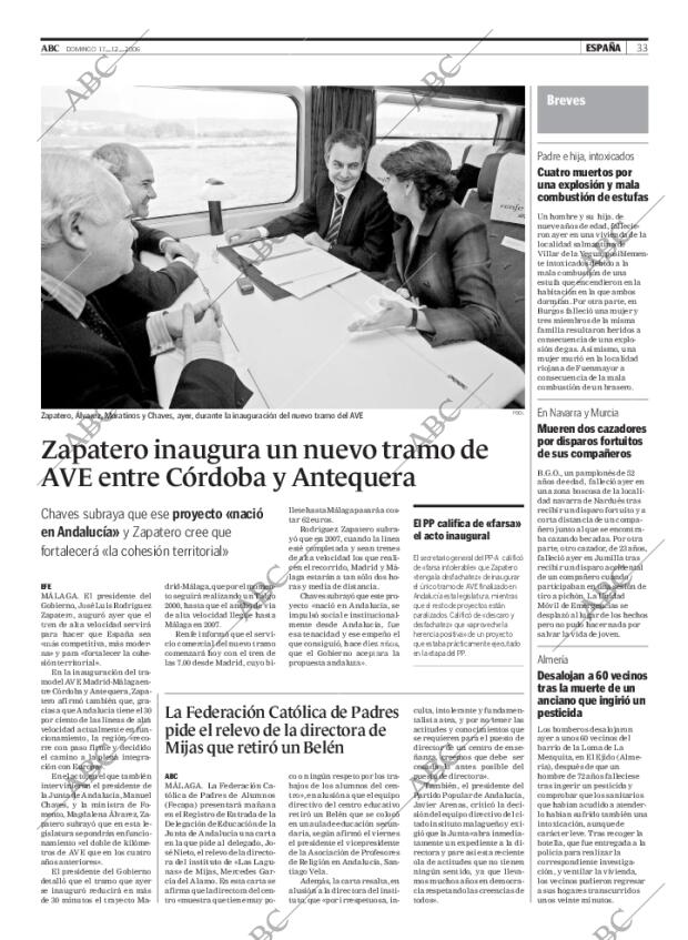 ABC MADRID 17-12-2006 página 33