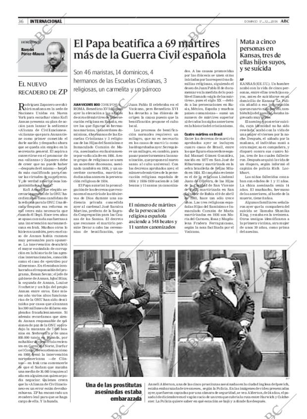 ABC MADRID 17-12-2006 página 36