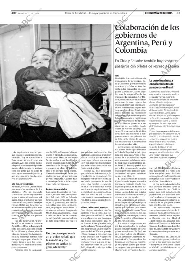 ABC MADRID 17-12-2006 página 43