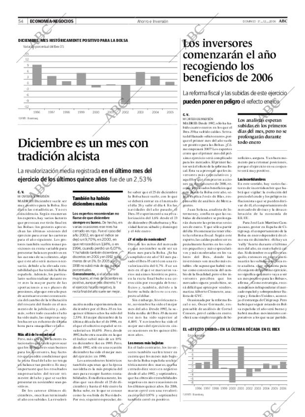 ABC MADRID 17-12-2006 página 54