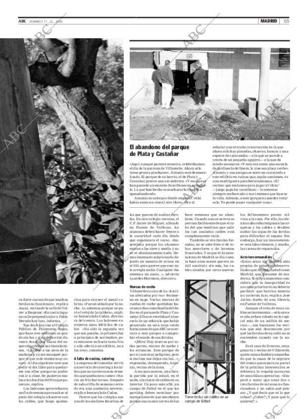 ABC MADRID 17-12-2006 página 65