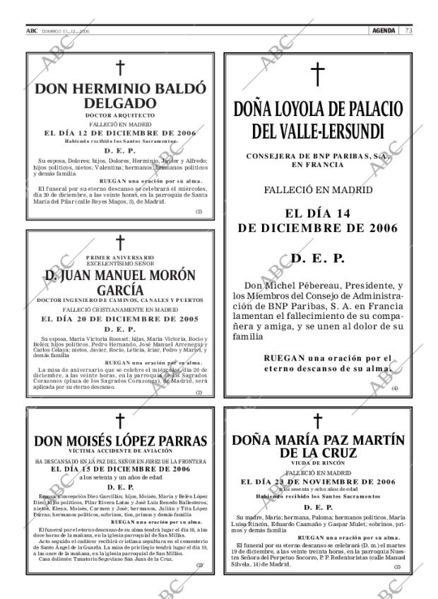 ABC MADRID 17-12-2006 página 73