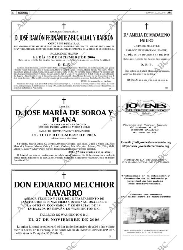 ABC MADRID 17-12-2006 página 76
