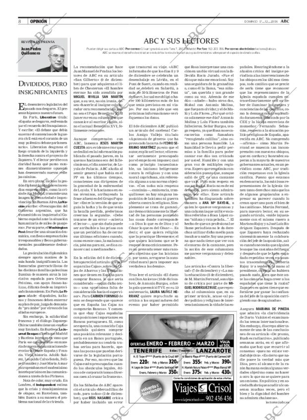 ABC MADRID 17-12-2006 página 8