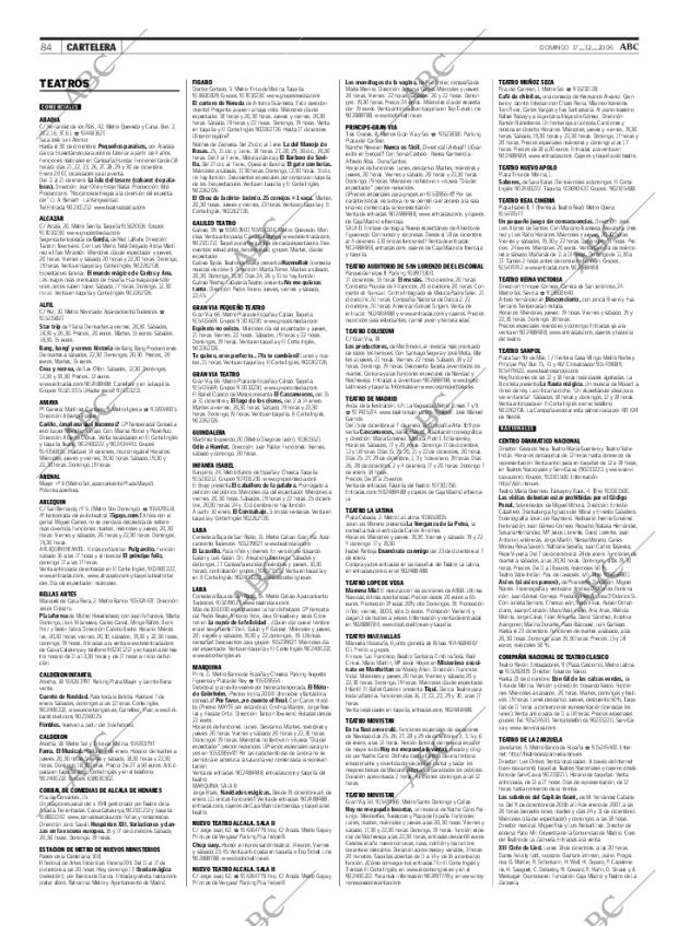 ABC MADRID 17-12-2006 página 84