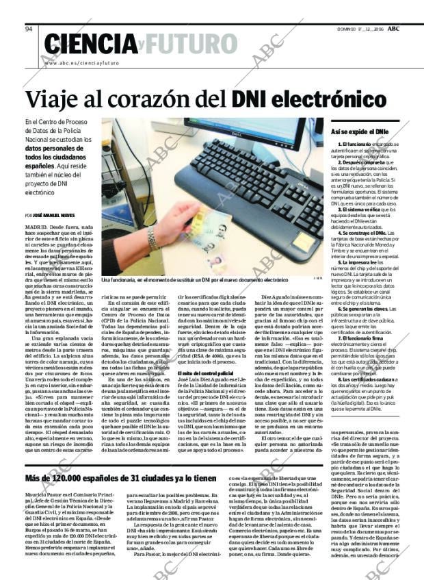 ABC MADRID 17-12-2006 página 94