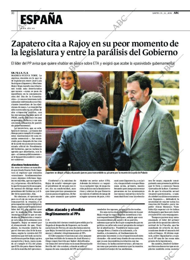 ABC MADRID 19-12-2006 página 10