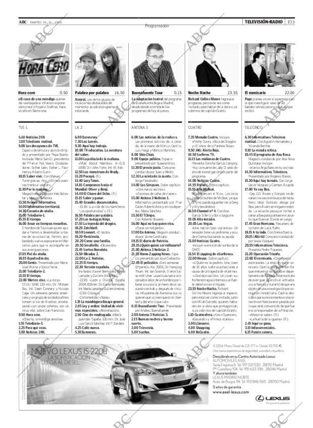 ABC MADRID 19-12-2006 página 103