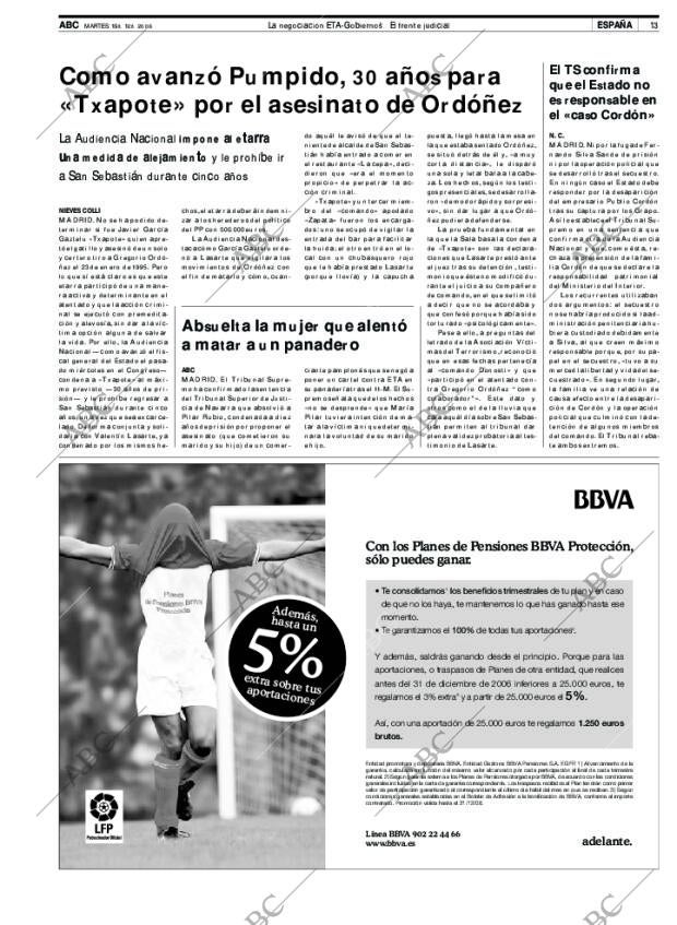 ABC MADRID 19-12-2006 página 13