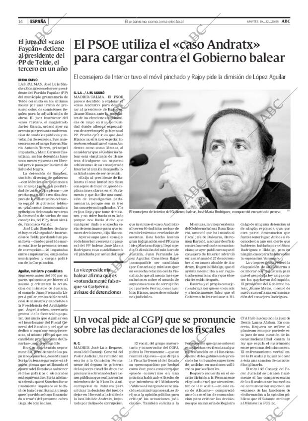 ABC MADRID 19-12-2006 página 14