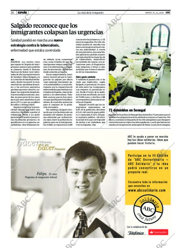 ABC MADRID 19-12-2006 página 26