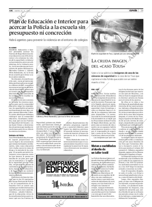 ABC MADRID 19-12-2006 página 29