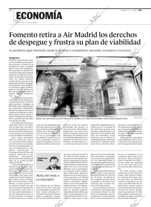 ABC MADRID 19-12-2006 página 40