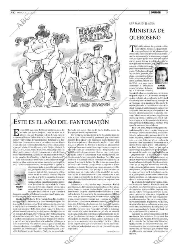 ABC MADRID 19-12-2006 página 5