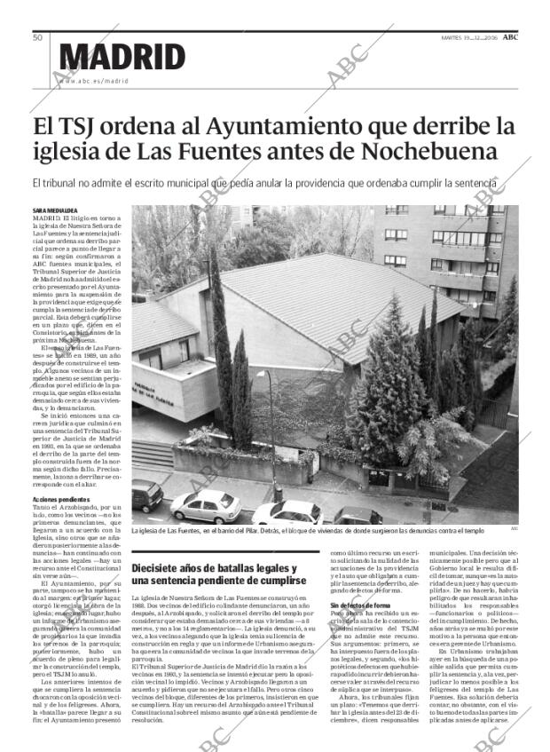 ABC MADRID 19-12-2006 página 50