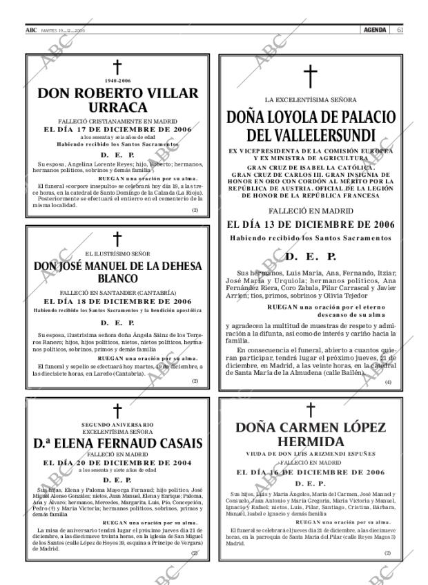 ABC MADRID 19-12-2006 página 61