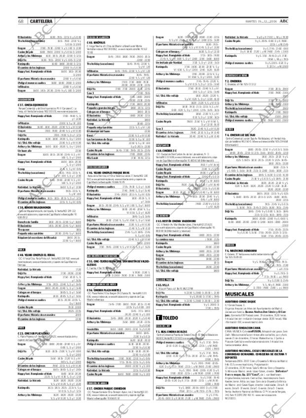 ABC MADRID 19-12-2006 página 68