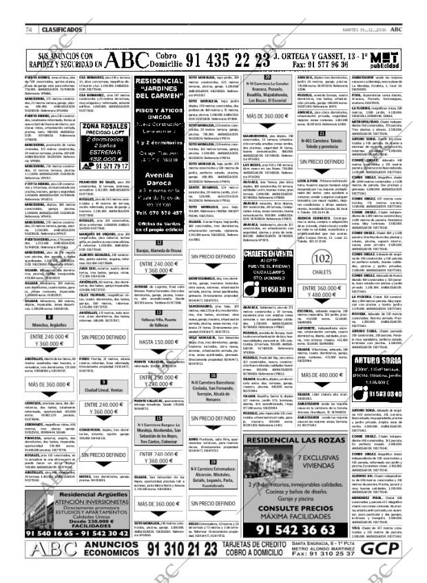ABC MADRID 19-12-2006 página 74
