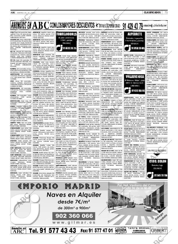ABC MADRID 19-12-2006 página 75