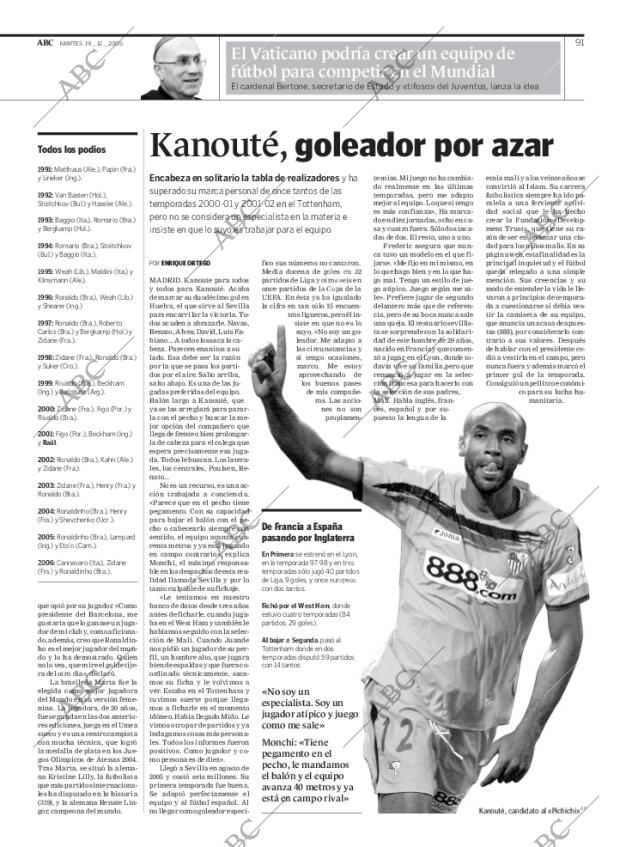 ABC MADRID 19-12-2006 página 91