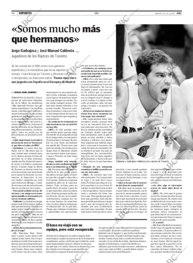 ABC MADRID 19-12-2006 página 94