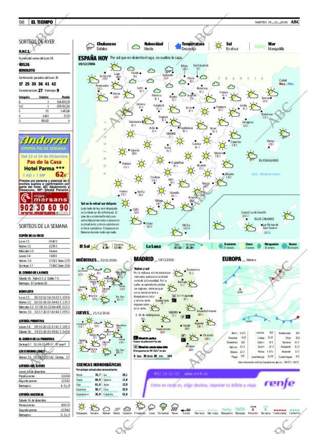 ABC MADRID 19-12-2006 página 98