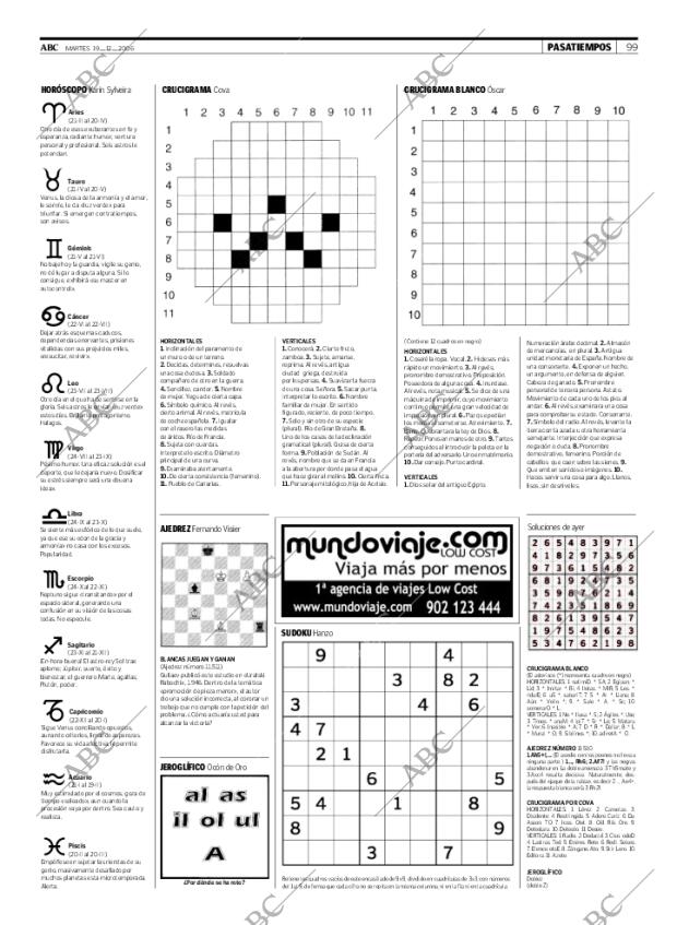 ABC MADRID 19-12-2006 página 99
