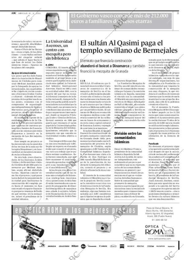 ABC MADRID 20-12-2006 página 11