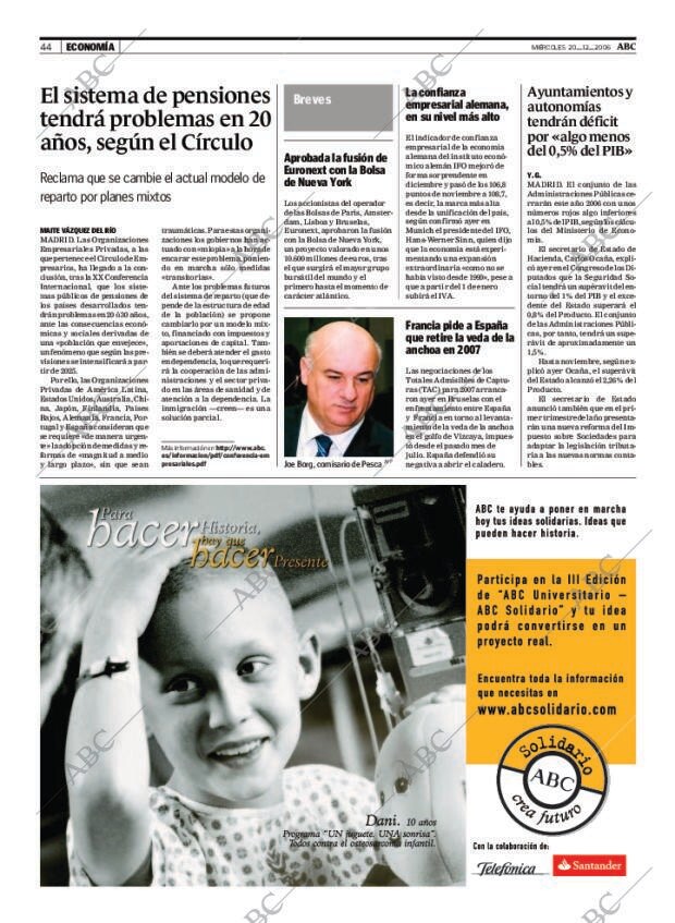 ABC MADRID 20-12-2006 página 44