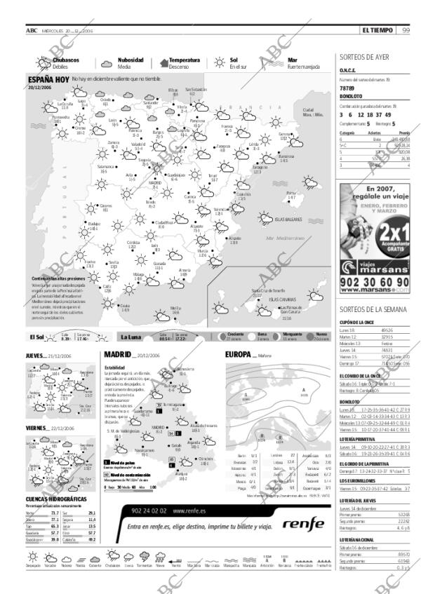 ABC MADRID 20-12-2006 página 99