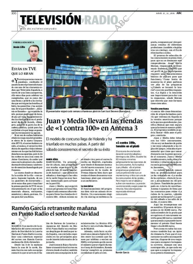 ABC MADRID 21-12-2006 página 100