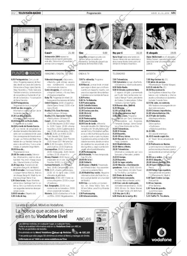 ABC MADRID 21-12-2006 página 102
