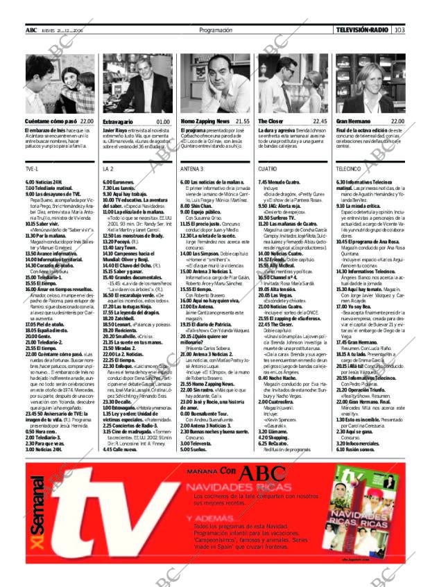 ABC MADRID 21-12-2006 página 103